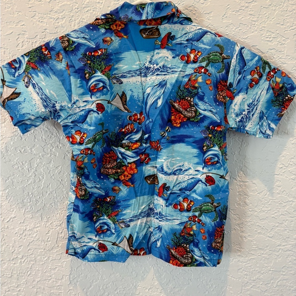 Aloha Rwpublic Kids Button Down Hawaiian Shirt - Picture 4 of 4